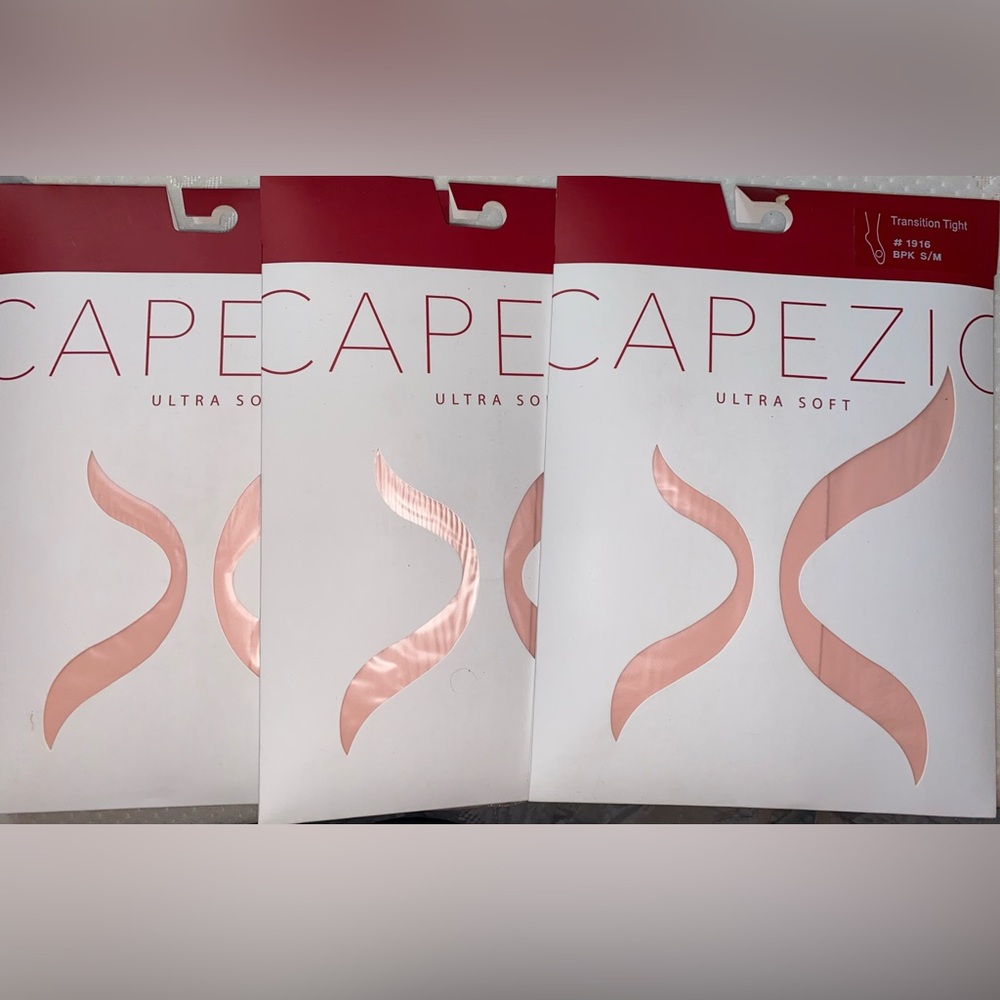 Capezio Ultra Soft Ballet Tights 3 Pack Adult- Size S/M Ballet Pink